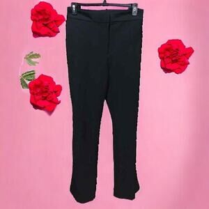 Halogen Women’s 22W Black Dress Pants Taylor Fit High Rise Flared Leg Trousers